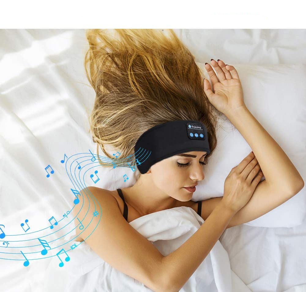 Bandana com fone bluetooth - Headphone para /Academia/Dormir – Lojas Dopena