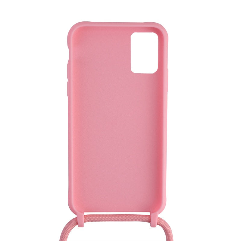 Capa Silicone para Samsung ( Linha S ) com Alça Ajustável